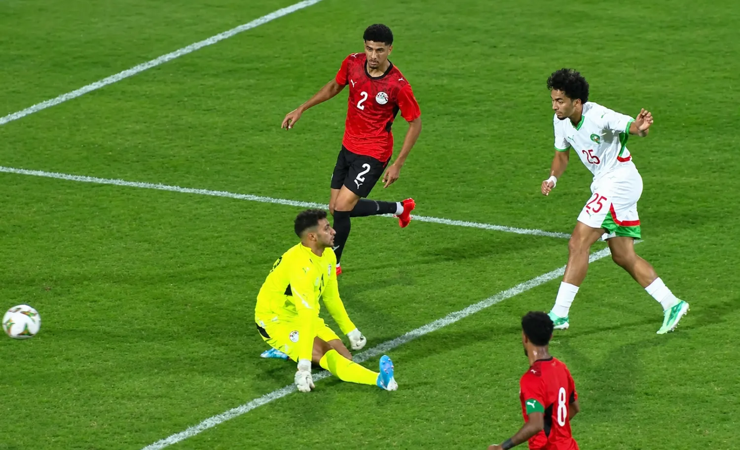 مصر تسقط أمام المغرب بثنائية في تصفيات أفريقيا