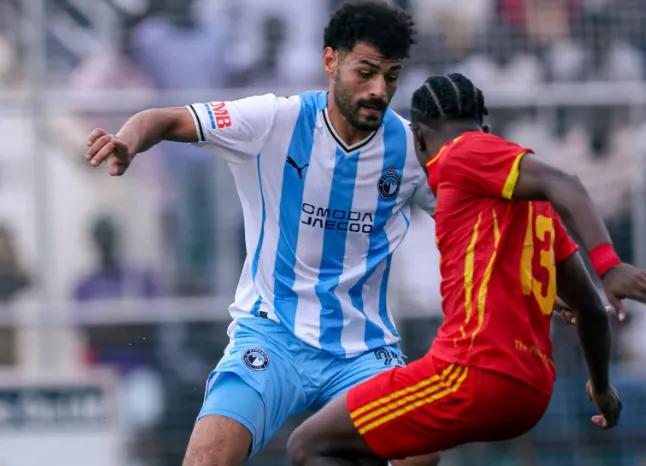 صابر يضع قدمًا لبيراميدز في مجموعات أبطال إفريقيا