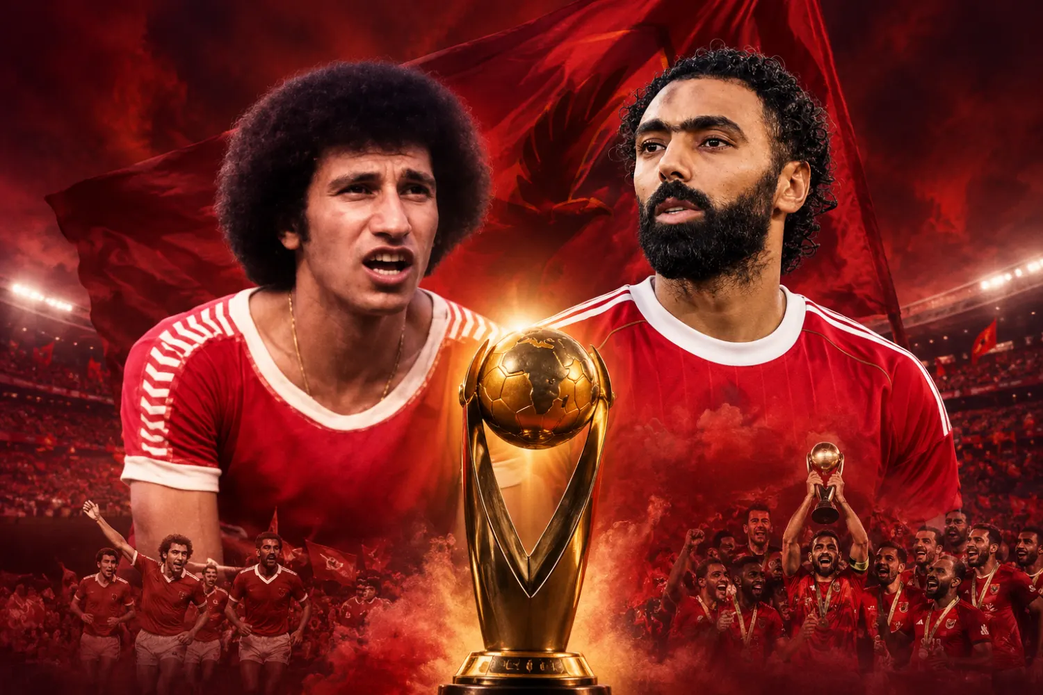من الخطيب إلى الشحات.. رحلة 700 هدف صنعت تاريخ الأهلي الإفريقي